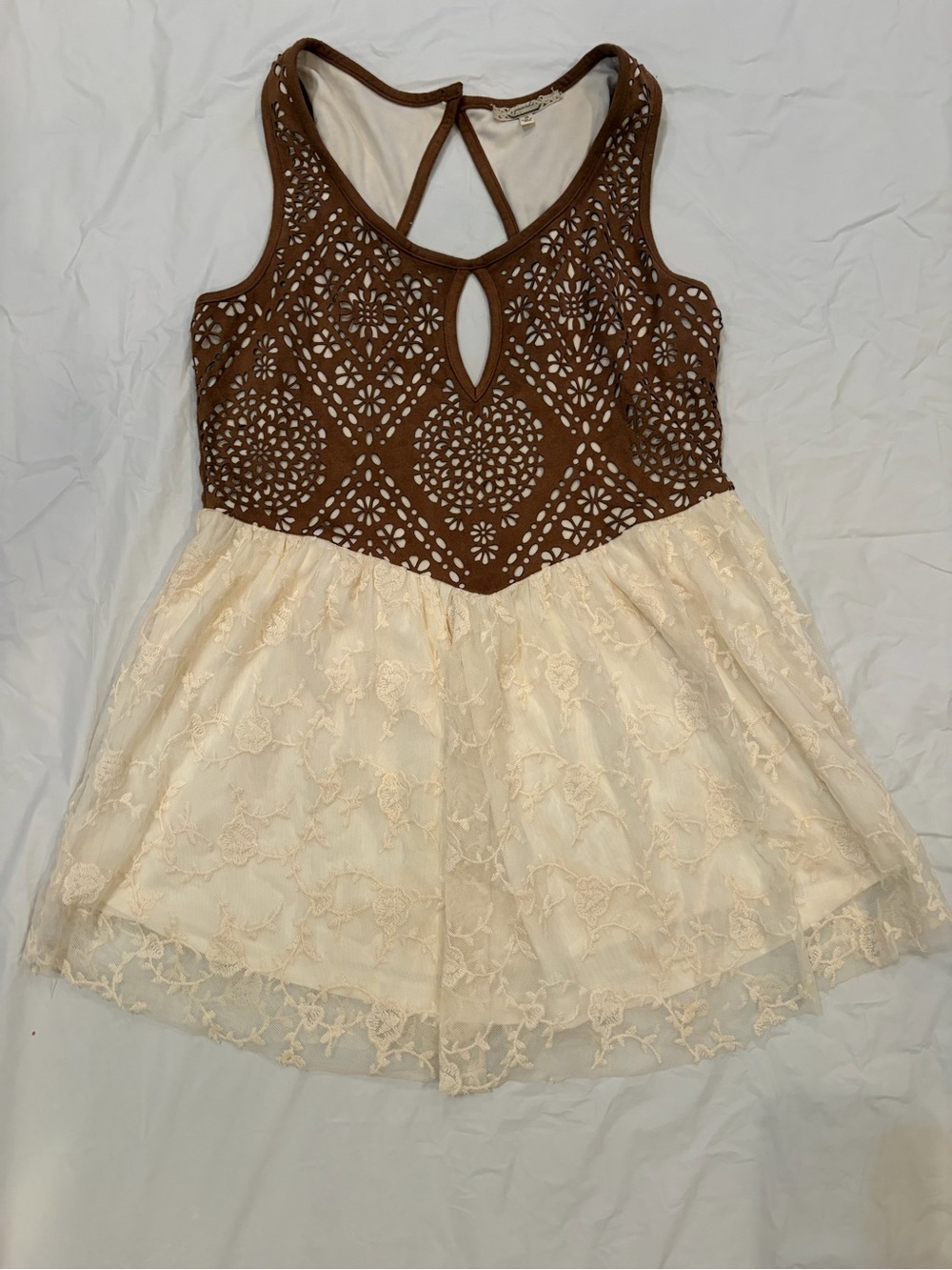 Gimmicks by Buckle Lace Top Women's Small